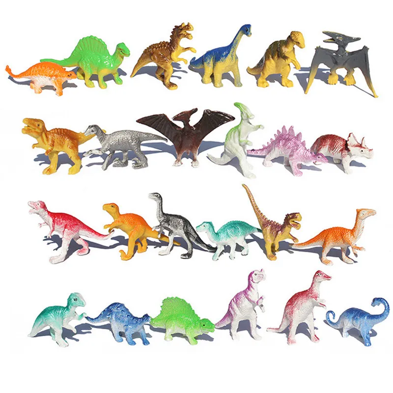 10pcs/lot Mini Dinosaur Model Children's Educational Toys Small Simulation Animal Figures kids Toys For Boy Gift