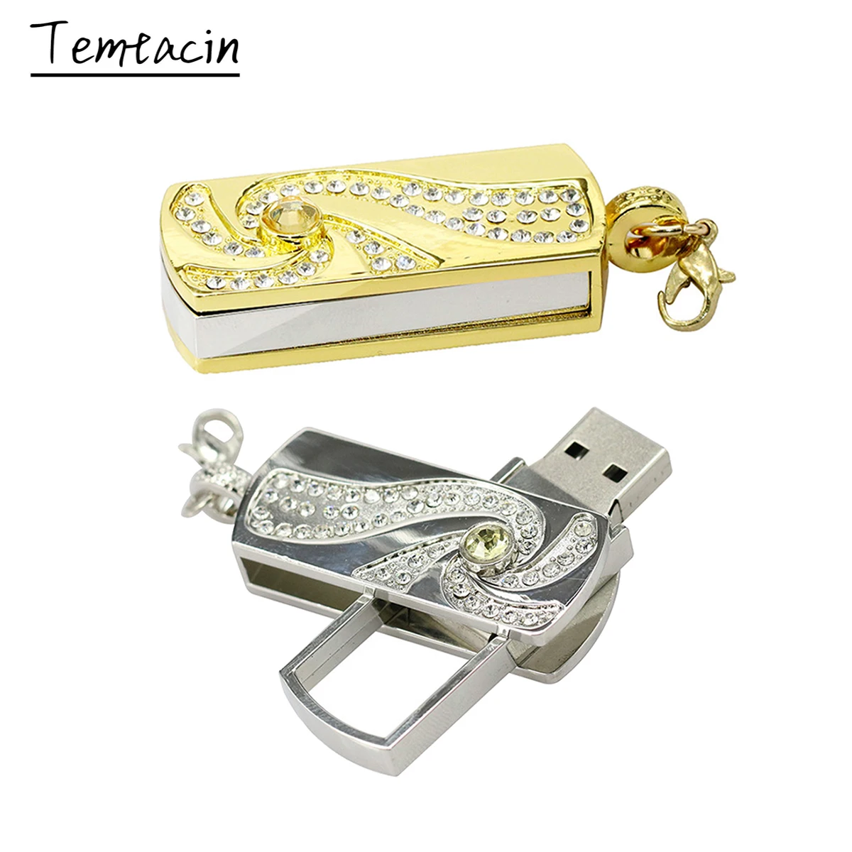 Флэш-накопитель USB Флеш-накопитель с кристаллом вращения 256 ГБ 128 ГБ 64 ГБ 32 ГБ 16 ГБ 8 ГБ Флеш-накопитель Накопитель USB-накопитель