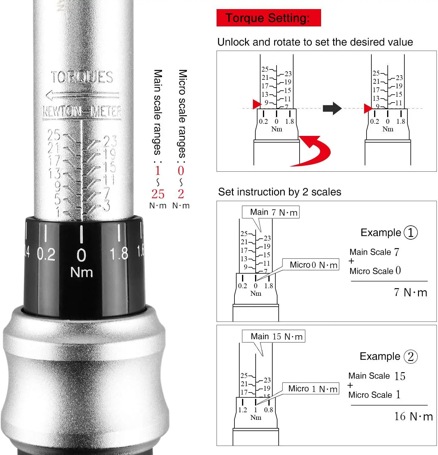 Bike Hand Bicycle Tools 1-25 NM Bike Ratchet Torque Wrench Kit Multifunction Bicycle Repair Tools Hexagon Key Set Cycling Tools