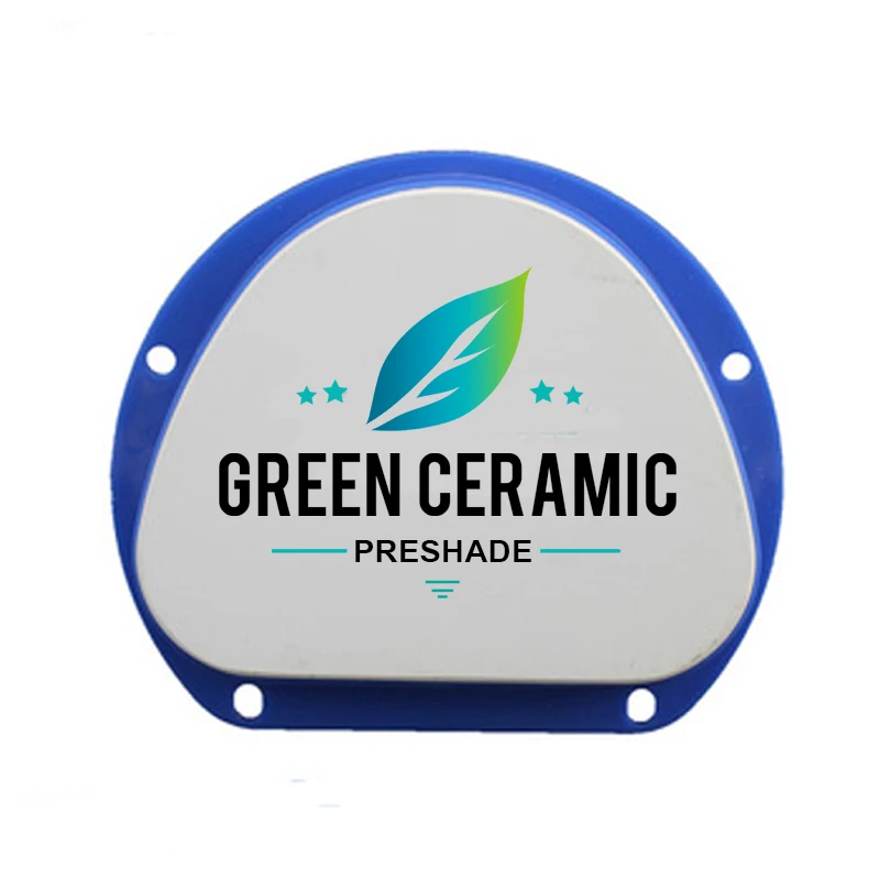 Green SHT Preshade Zirconia Blank Vita 16 Colors Porcelain Blocks Don't Require Internal Staining  for Amann Girrbach System