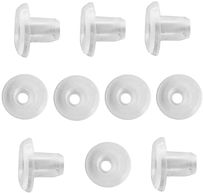 

10pcs Horizontal Blinds Bottom Rail Ladder Cord Button Plug for Wood & Faux Wood Blinds and 1" Mini Blinds with a Hole 5/16"