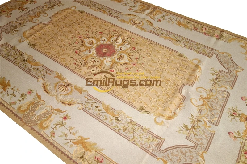 free ship silk carpet STUNNING SILK Beautiful Light Gold Camel Beige #164(045B)6' X 9'SM-65 gc8aubsilk