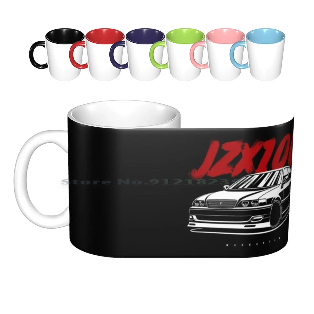 Chaser Jzx100 Ceramic Mugs Coffee Cups Milk Tea Mug Cars Automotive Automobile Stance Sportcar Japan Drift Legend Supercar