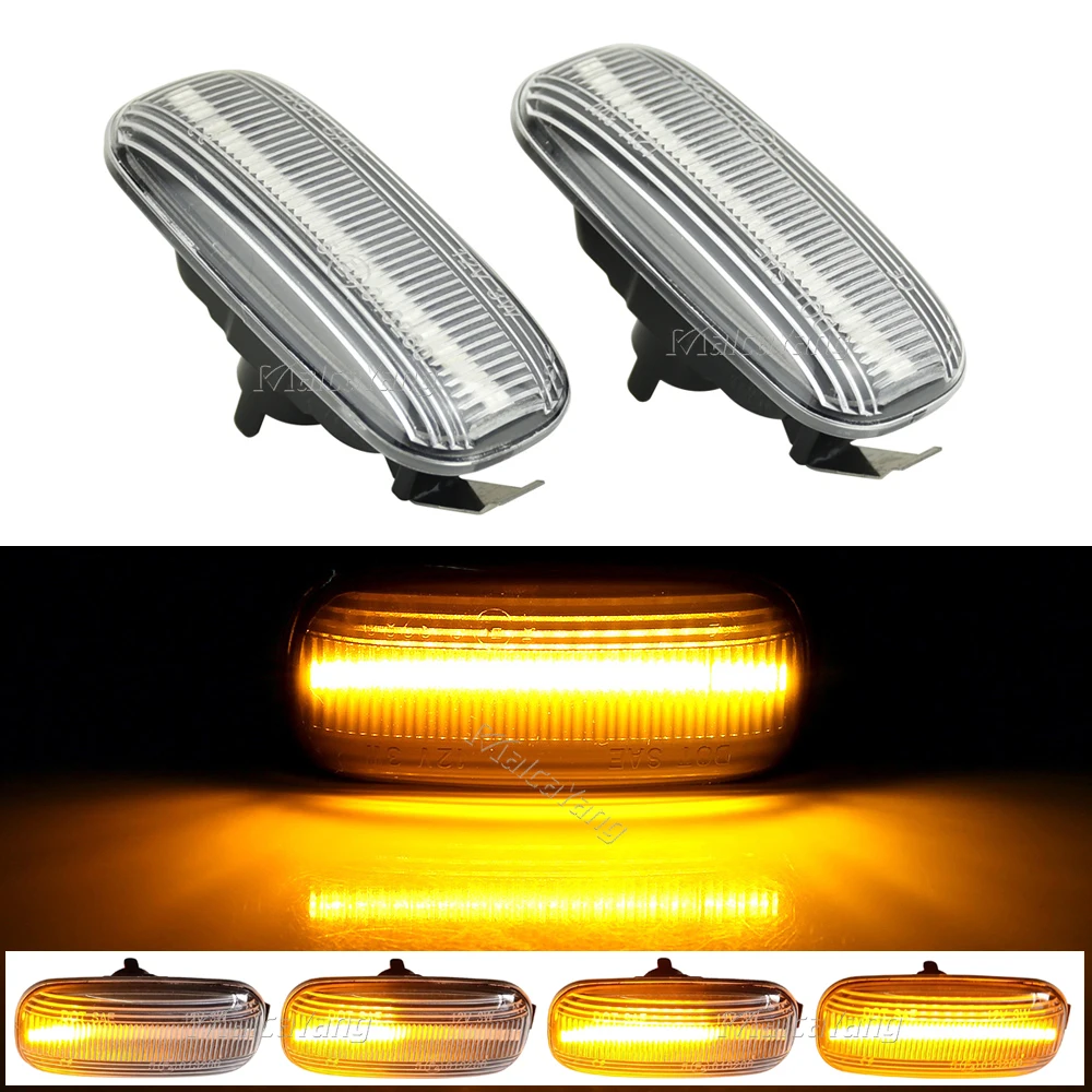 2 pieces Led Dynamic Side Marker Light Turn Signal Light Sequential Blinker Light For Audi A3 S3 8P A4 B6 B8 B7 S4 RS4 A6 S6 C5