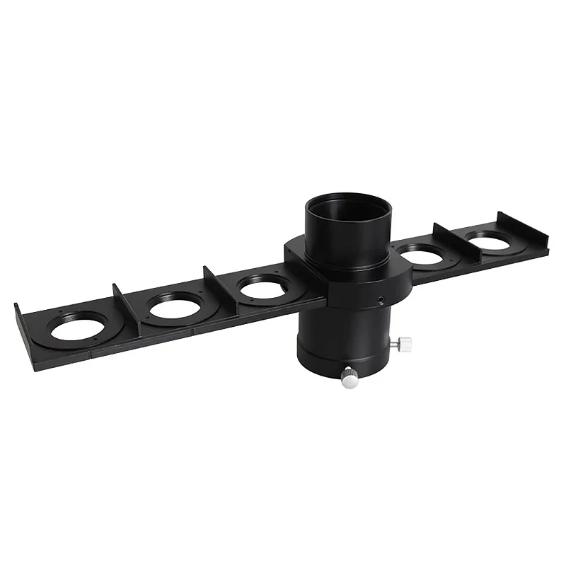 2inch 6-Slot Astronomical Telescope Filter Slider Full Metal Frame 1.25inch and 2inch Astronomical Telescope Filter Wheel Racks