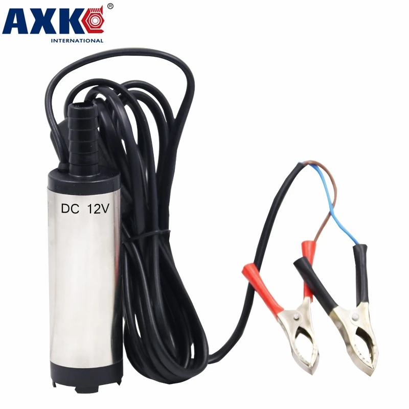 12V DC Diesel Fuel Water Oil Car Camping Fishing Submersible Transfer Pump Power tool accessories