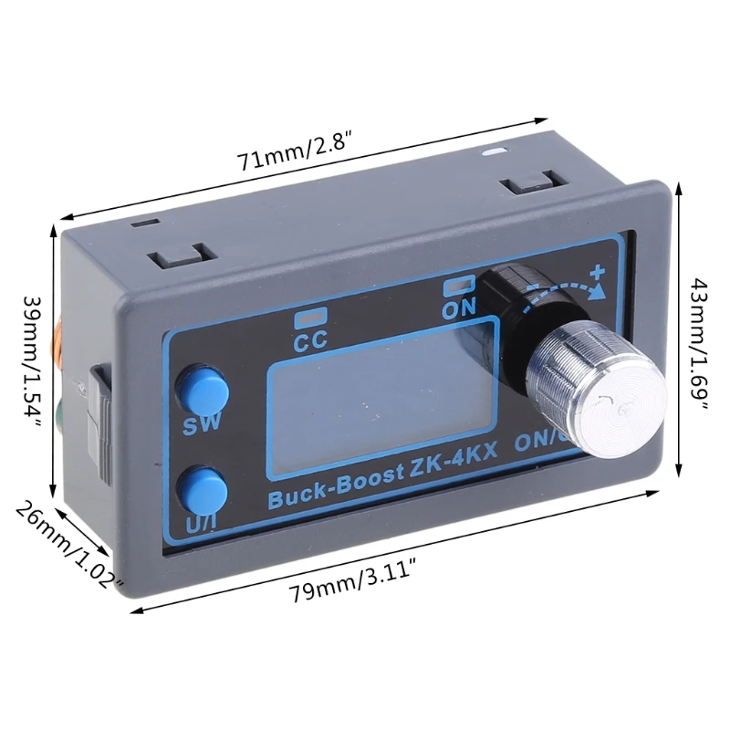 ZK-4KX DC-DC Boost Converter Module CC CV 0.5-30V 4A  Adjustable Step Down Up Voltage Regulator