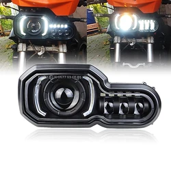 LED Headlight for BMW F650GS/F700GS/F800GS F800ADV F800R High/Low beam with DRL Assembly Kit Replacement Light