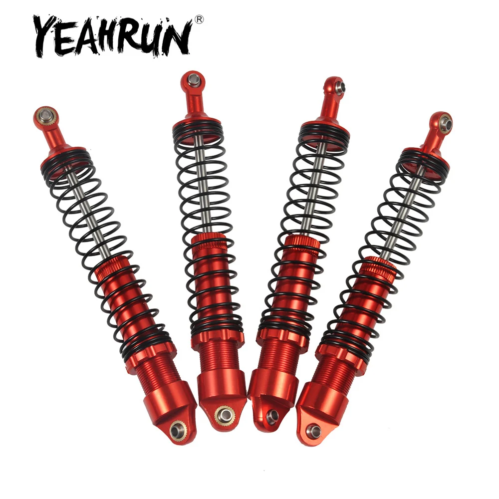 YEAHRUN ammortizzatore in metallo ammortizzatore olio regolabile 90/100/110/120mm per Axial SCX10 TRX-4 Wraith 1/10 RC Truck Car Model Parts