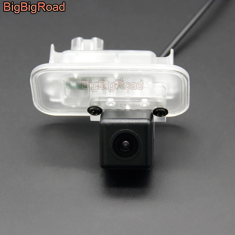 BigBigRoad Car Rear View Camera For Toyota Camry 2018 2019 2020 Night Vision Waterproof CCD Parking Backup Camera