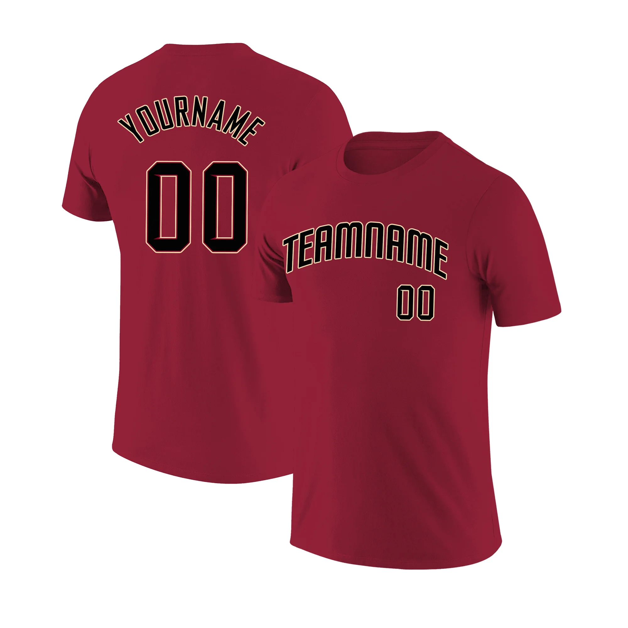 Personalized T-shirts Full Sublimated Your Name Numbers Custom Your Own Clothing for Playing Games Outdoors Indoor