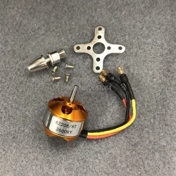 1pc Senza Spazzola di CC Del Motore Elettrico A2208 KV1100 KV1400 KV1800 KV2600 per RC Aerei/Barca/Modello di Veicolo Aliante aereo Kit