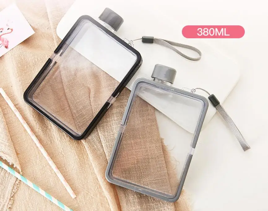 

A5 flat portable paper bottle Korean style creative plastic water Cup kettle water Cup kettle SN3595