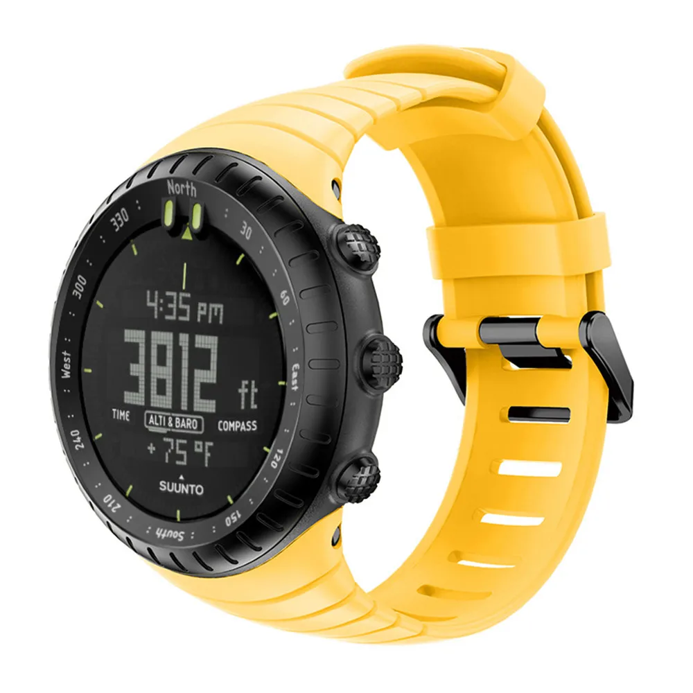 Correa de reloj para Suunto Core, correa de silicona suave, pulsera de repuesto para reloj inteligente Suunto Core, correa