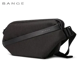 BANGE Multifunction Crossbody Bags Men Chest Bag Short Trip Water Repellent Shoulder Bag Male Casual Messengers Bag 2021 New