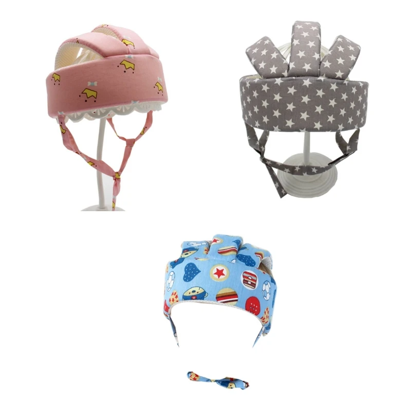 

2024 New Baby Protective Helmet Toddler Anti-fall Harnesses w/ Chin Strap Adjustable