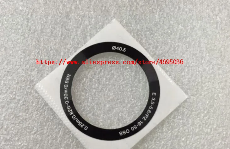 Front Decorate Name plate/Parameter ring around repair parts For Sony E PZ 16-50mm 16-50 f/3.5-5.6 OSS(SELP1650) lens