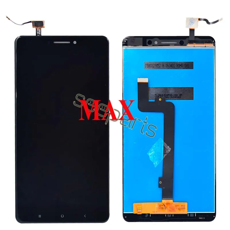 For Xiaomi Mi Max 3 LCD Display Touch Screen Digitizer Assembly For Xiaomi Mi Max 2 LCD Max3 Screen Replacement Black White