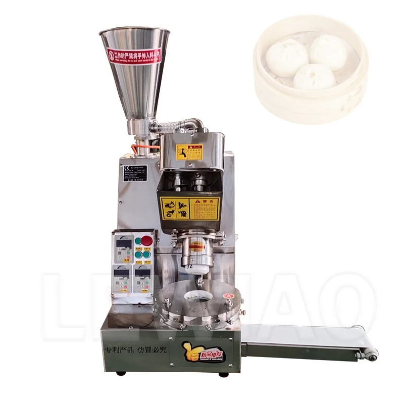 

Commercial Steamed Bun Grain Product Making Machines Momo Folding Maker