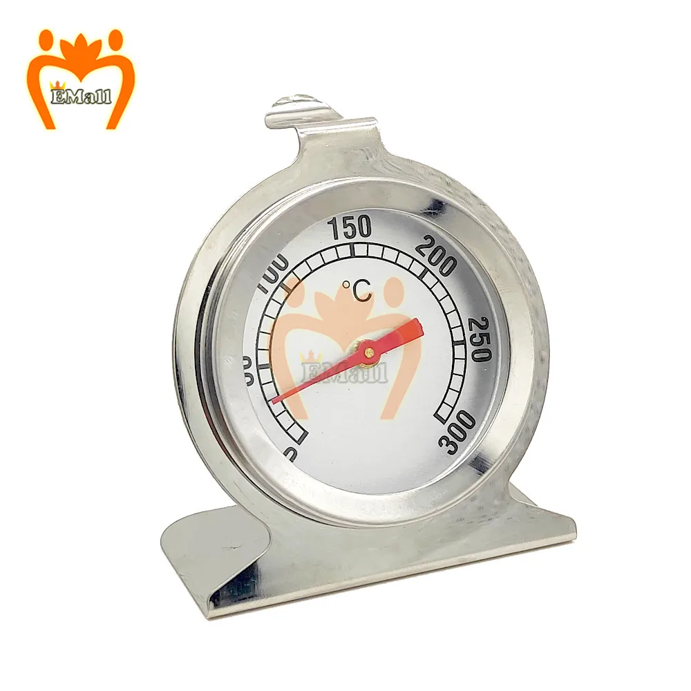 0-300 Celsius Stainless Steel Oven Thermometer Mini Dial Stand Up Temperature Gauge Food Meat Kitchen Cook Thermometers Tool