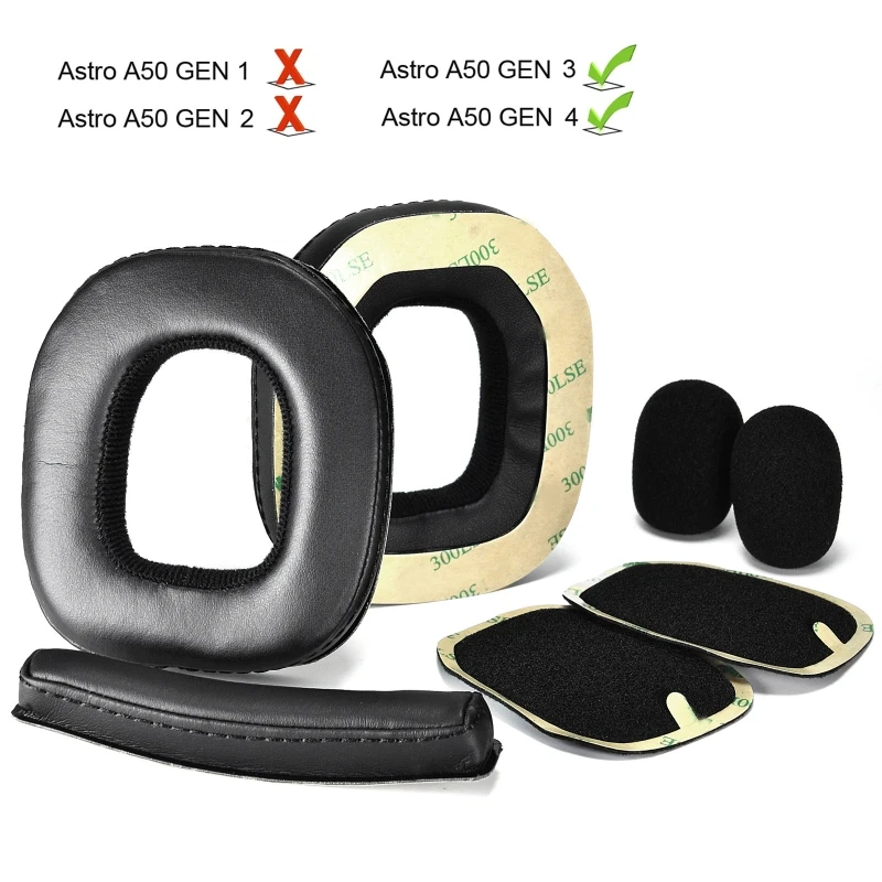 سماعة أذن عالمية مزودة بشعاع رأس متوافق مع سماعة الرأس Astro A50 gen3 gen4 سماعات أذن إسفنجية على الموضة