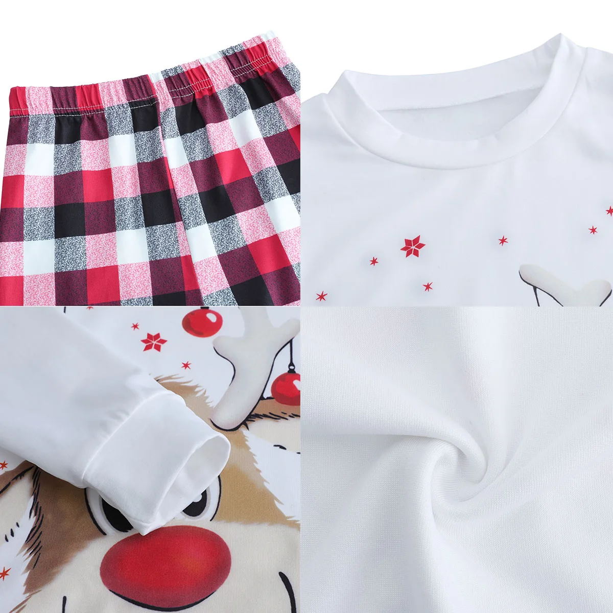 Family Christmas Pajamas 2023 Adult Matching Xmas Sleepwear Set Kids Boys Elf New Year Nightwear Mother Daddy Festival Deer Pjs