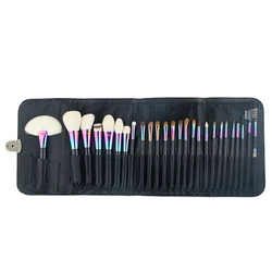 Anmor Large Makeup Brushes Set Professional Natural Hair Foundation Brush Powder Brush Eyeshadow Make Up Tools with Cosmetic Bag