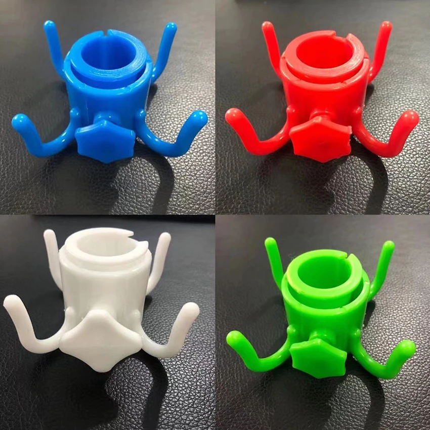 Gancio per appendere l'ombrello da spiaggia, gancio per ombrellone in plastica a 4 punte appeso per asciugamani/cappelli/vestiti/, forniture da viaggio per il campeggio in spiaggia
