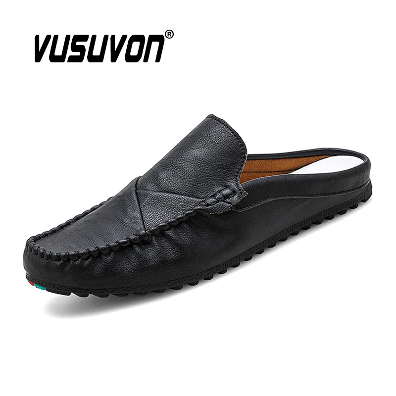 2020 New Fashion Slippers for Men Loafers Casual Shoes Flats Women Open toe Beach Sandals Home Mules Shoes Soft Mens Slides