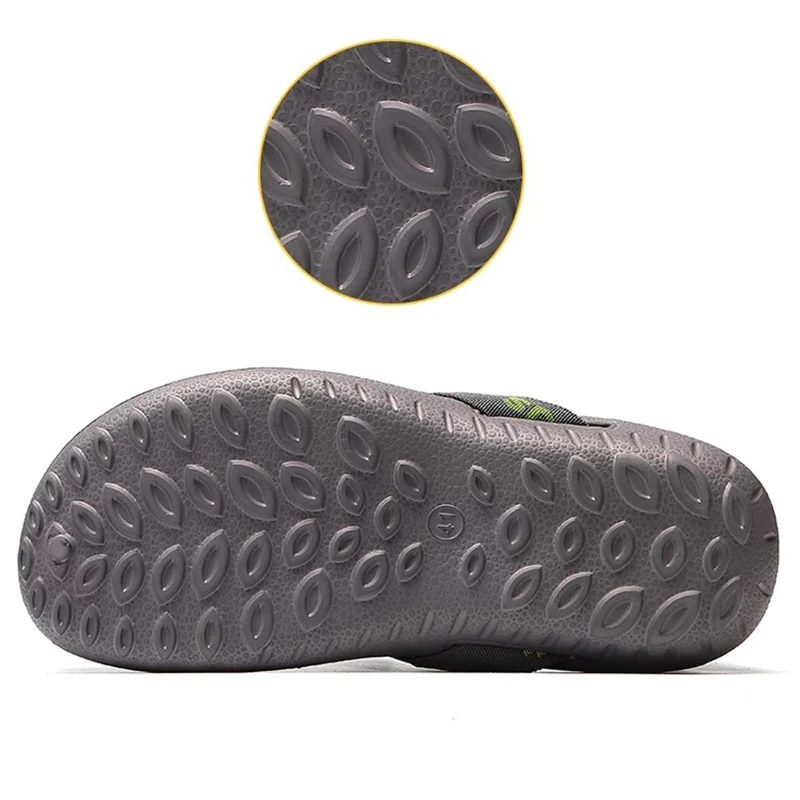 Summer Fashion Sandals Men Outdoor Mesh Beach Breathable Mens hole Shoes Wear Casual beach slippers Big Size 39-44 image 4