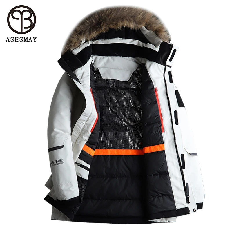 2021 Brand Winter Men Long Down Jacket Hooded High Quality Loose Wellensteyn Coat Man Thick Warm Parka Male Snow Coat