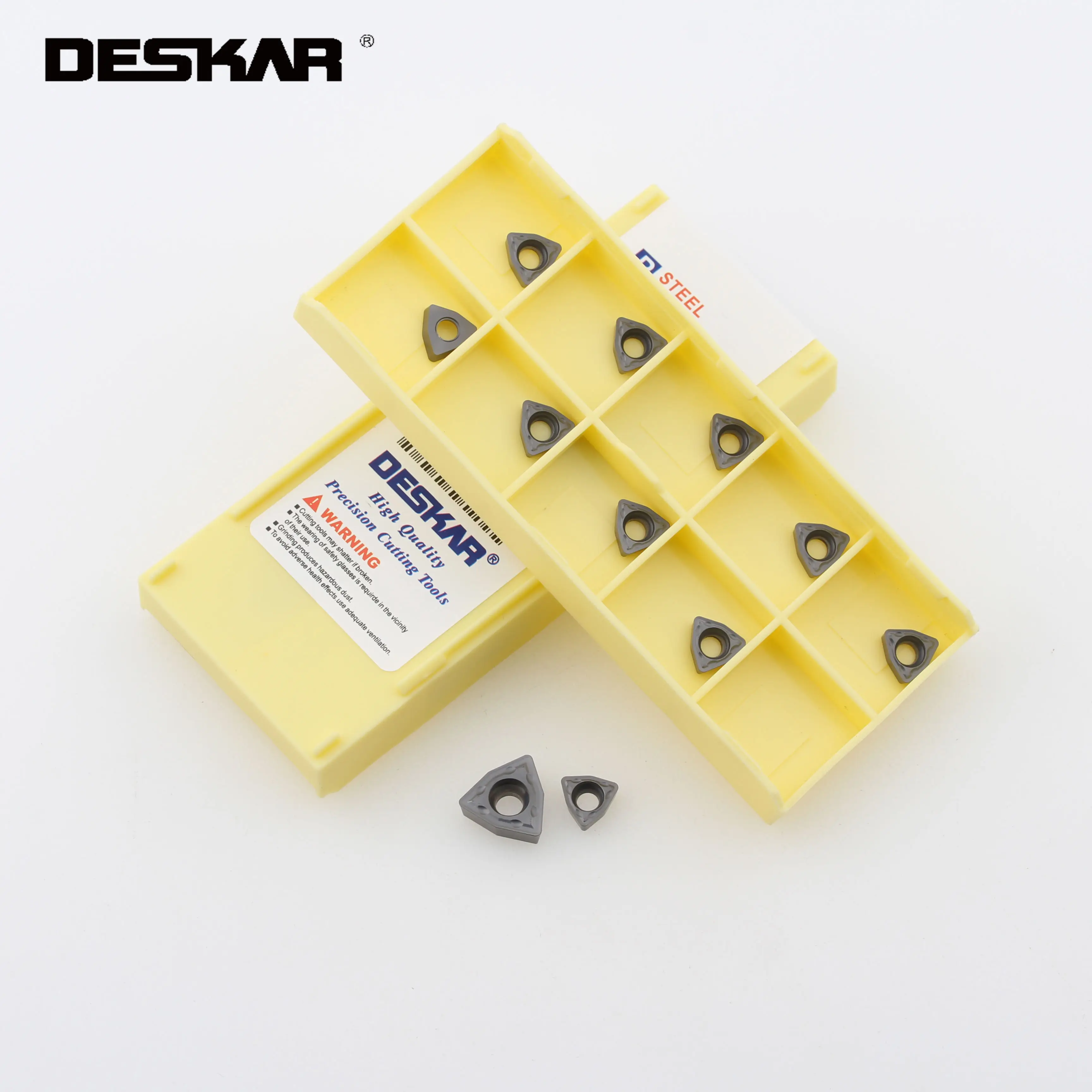 10PCS DESKAR WCMX030208 WCMX040208 WCMT050308 WCMT06T30 WCMT080412 SF LF6018 Indexable U Drill Carbide Insert Stainless Steel