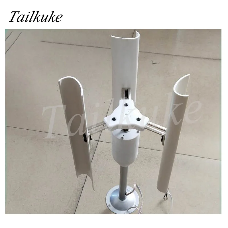 

Vertical Axis Wind Turbine Model Three-Phase Permanent Magnet Generator DIY Demonstration of Windmill Toy Night Lights