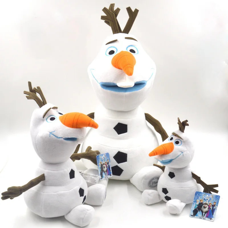 

Cute Disney Frozen Snowman Olaf Fire Spirit Salamander Plush Toys Stuffed Doll Soft Animals For Kids Christmas Toy Gifts