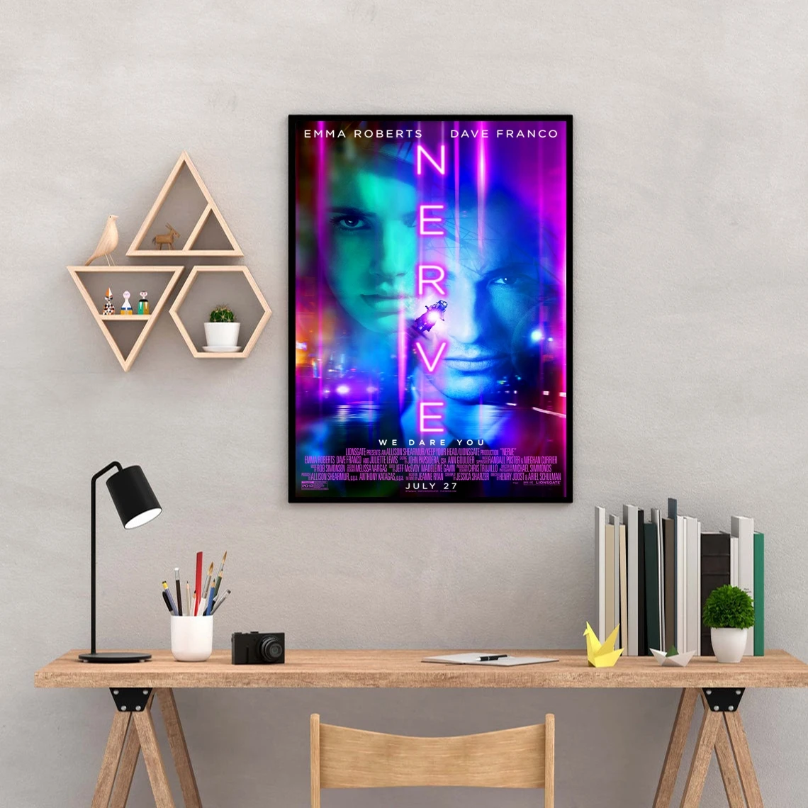 Nerve Movie Poster Canvas Print Home Decoration Wall Painting ( No Frame )