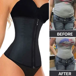 Corset Women Latex Waist Trainer Steel Bone Gothic Corsets Slimming Belt Shapers Plus Size Hourglass Wasipe Underbust Corselet