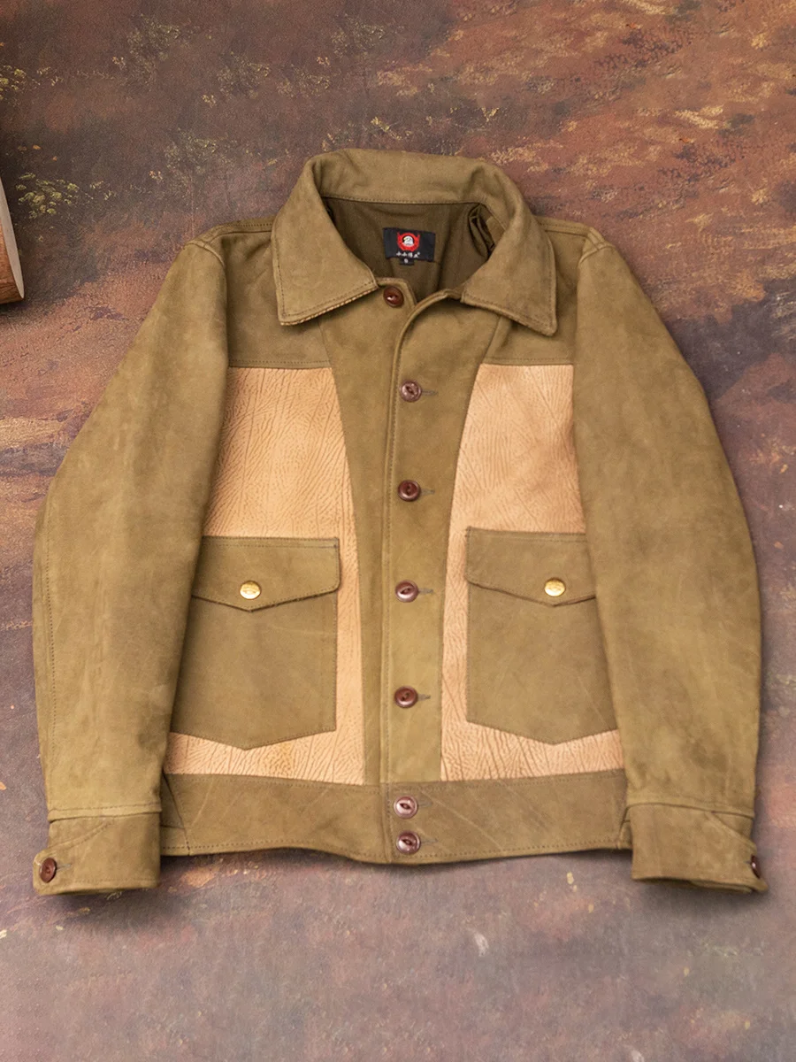 

Cowhide Mens Coat High Quality Classic Thick Genuine Leather Jacket Vintage Style Man Casual Leather Clothes EU Size S-2XL