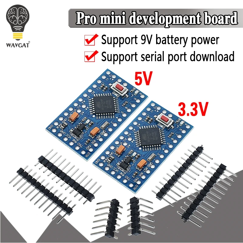 ATMEGA328P Pro Mini 328 Mini ATMEGA328 5V/16MHz ATMEGA328 3.3V 8MHz dla płyty rozwojowej Arduino