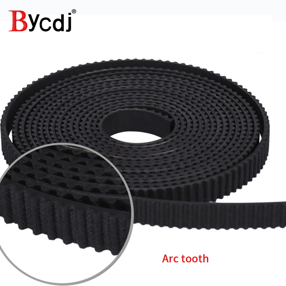 5Meters GT2 Synchronous belt width 6mm Small Backlash 2GT-6mm Timing belt pulley Linear Motion for 3d printer RepRap Mendel CNC