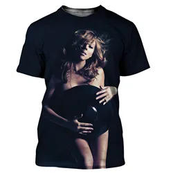 Mariah Carey Men/women New Fashion Cool 3D Printed T-shirts Casual Harajuku Style Tshirt Streetwear Tops Dropshipping