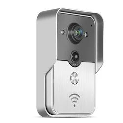 Prédio intercom wi fi inteligente porta eletrônico campainha olho mágico câmera pir ir night vision alarme desbloqueio uxcellmo