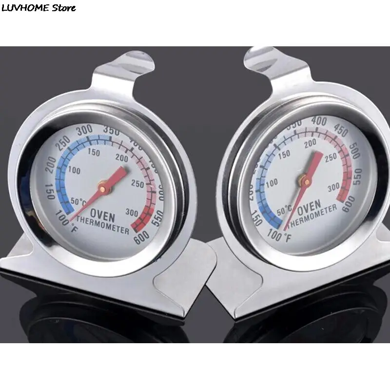 Food Meat Temperature Stand Up Dial Oven Thermometer Stainless Steel Gauge Gage Large Diameter Dial Kitchen Baking Supplies