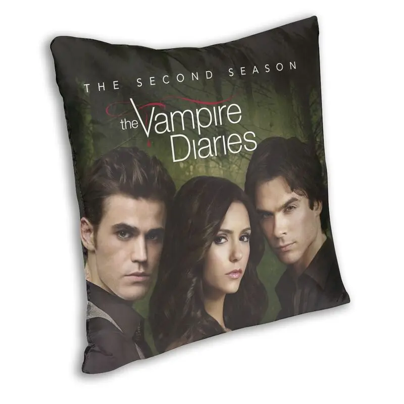 The Vampire Diaries Cushion Cover 3D Double-sided Print Horror TV Show Throw Pillow Case for Car Custom Pillowcover Home Decor