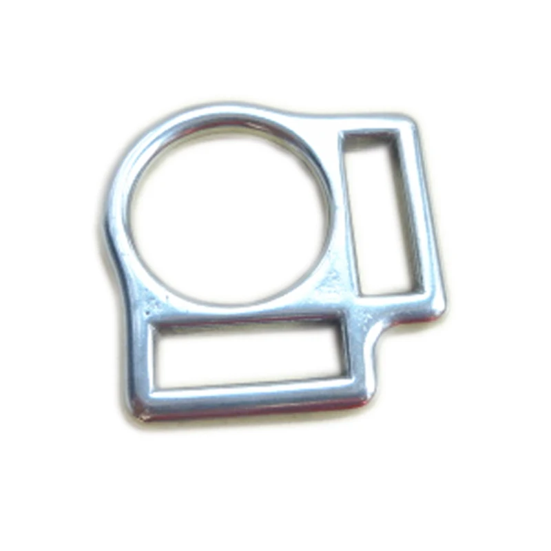 10pcs Stainless Steel Buckles Halter Square Metal Buckle 2-Slots 27mm 20mm