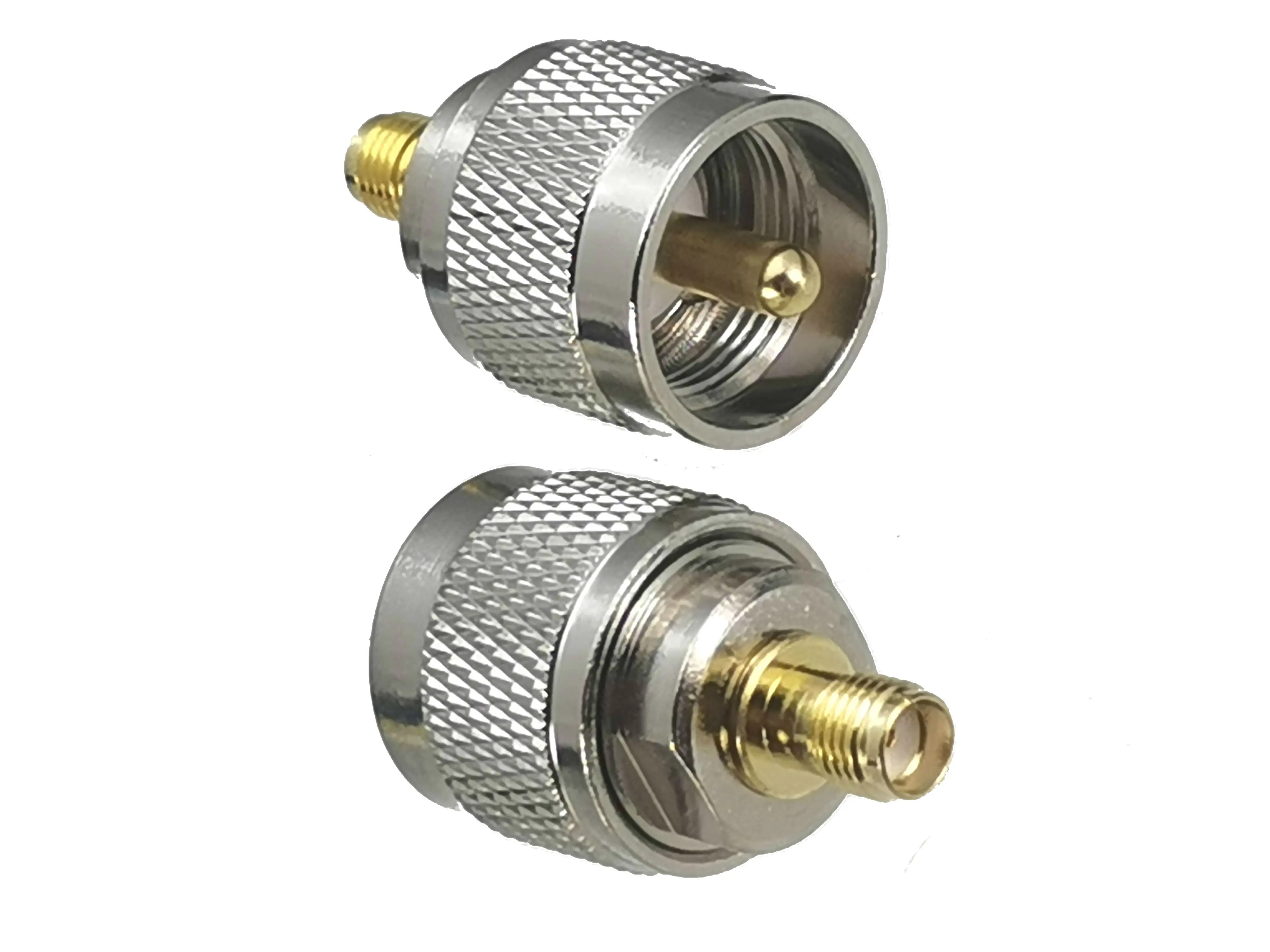 1pcs Connector Adapter SMA to UHF PL259 SO239 Male Plug & Female Jack RF Coaxial Converter Straight New