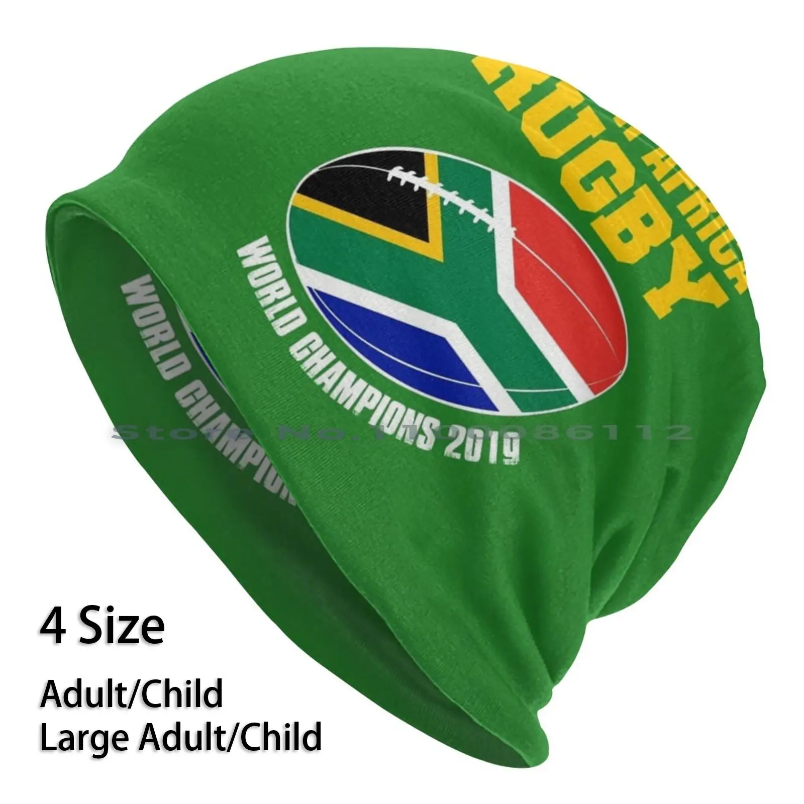 South Africa Rugby World Support Gift Beanies Knit Hat African Nature Travel Flag Earth Black Sports Braai Soccer Football 2019