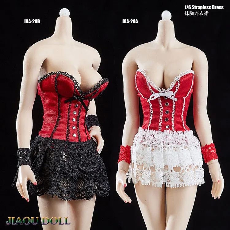 

IN STOCK 1/6 Scale Female Sexy Evening Dress Nightclub Women's Wear for 12in Phicen Tbleague Action Figure Doll Toy