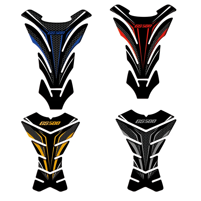 New 3D Carbon-look Motorcycle Tank Pad Protector Decal Stickers Case for GS500