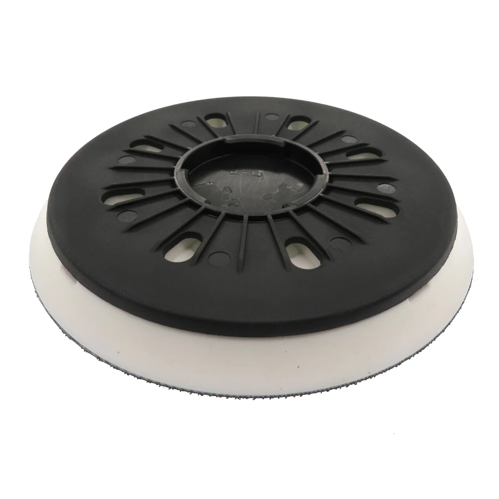 Placa de respaldo para lijadora, almohadilla de lijado de respaldo sin polvo de 33 agujeros, 6 pulgadas (150mm), discos de lijado de bucle de gancho de 6 ", 202461 RO