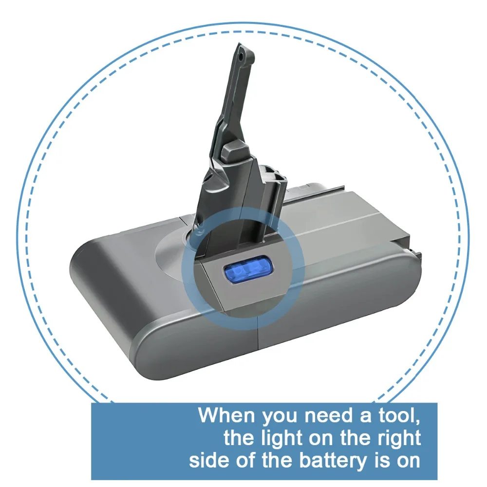 Bonacell 4000mAh 21.6V Battery For Dyson V8 Battery  V8 series ,V8 Absolute Li-ion SV10 Vacuum Cleaner Rechargeable BATTERY L70